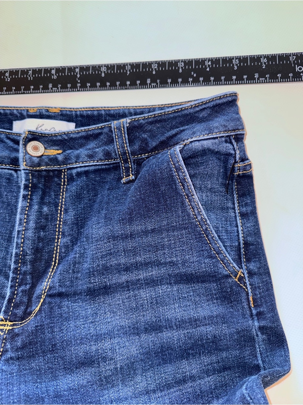 Kancan Wide-Leg Women's Jeans - Dark Blue Sz 9/28 - Picture 13 of 13